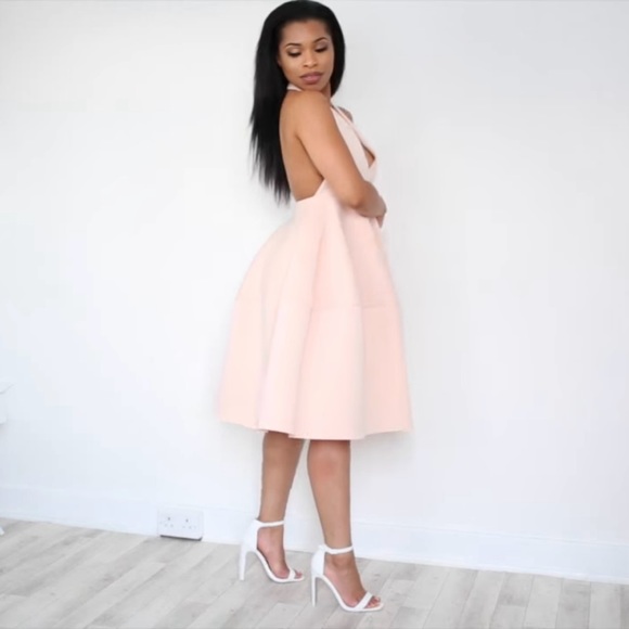 ASOS Scuba Deep Plunge Dress - Picture 2 of 4